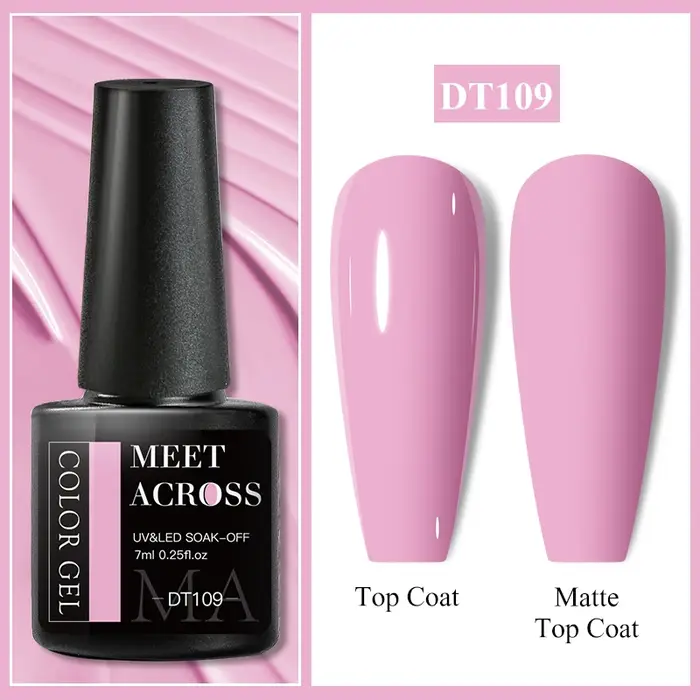 MEET ACROSS 7ml jaune rouge vert Gel Fluorescent Vernis à ongles néon Gel lumineux
