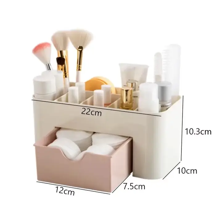 Boîte de rangement en plastique pour nail art