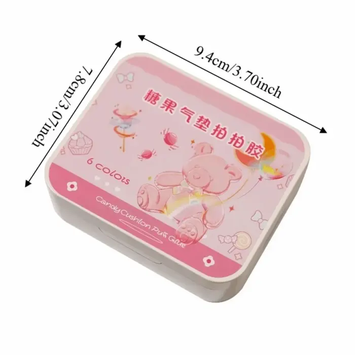 Mini Vernis Gel 4-en-1 Pat Ombre pour Manucure Française, 6 Couleurs, Gel de Peinture Facile à Dégrader, Vernis Solides, Gel Artistique, Cadeau