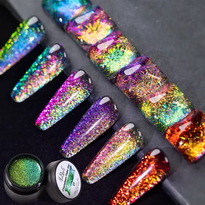 Vernis à ongles en gel AWStorG Chameleon Flake