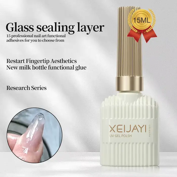 Vernis à ongles Semi-Permanent pour couche de scellage en verre