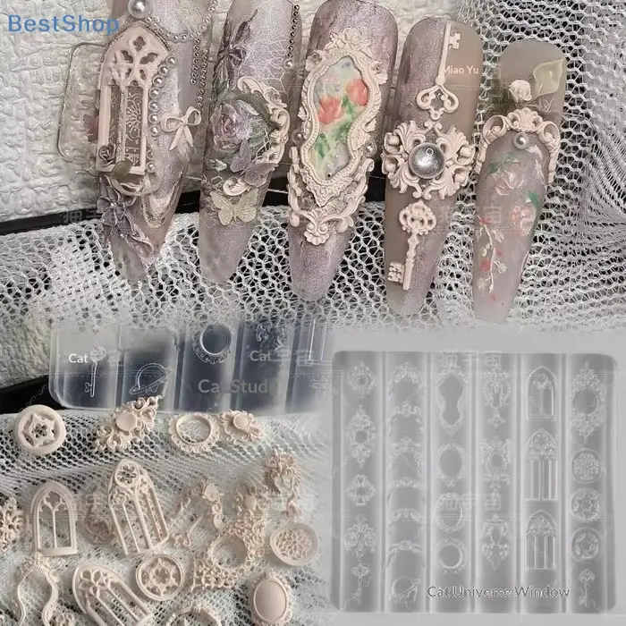 ♥ Moule en Silicone pour Nail Art de Style gothique