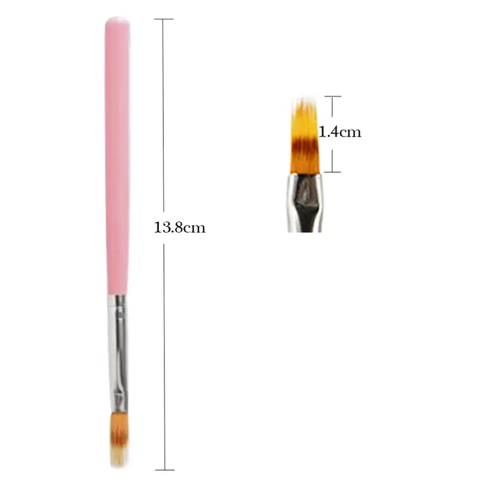 Pinceau à ongles ombré à pointe spéciale