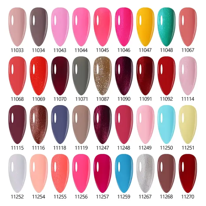 NAILCO Gel vernis à ongles 15ml rouge foncé couleurs de sang série
