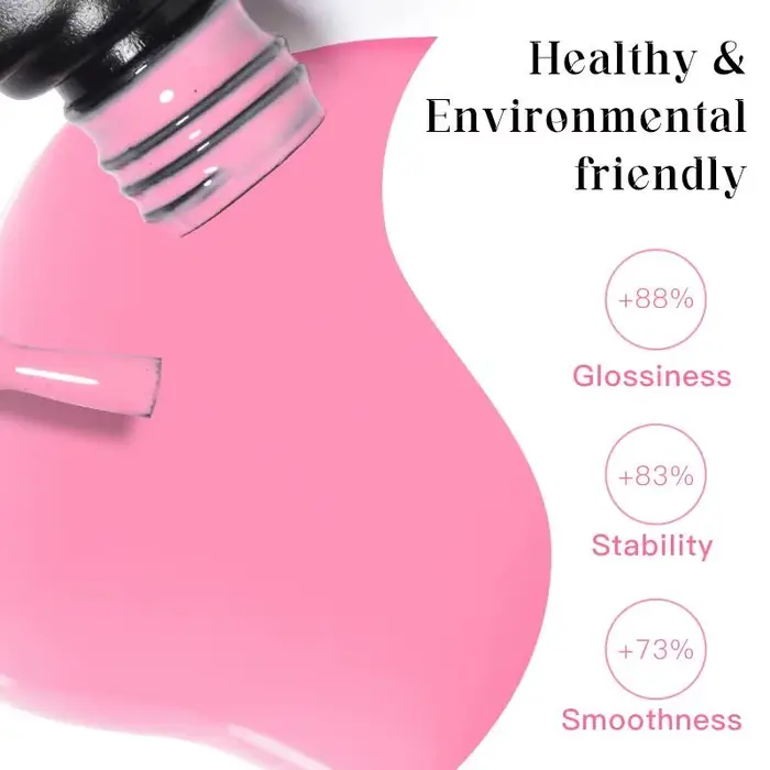 Vernis à ongles Gel jaune pâle HEMA TPO gratuit Semi Permanent à tremper UV LED