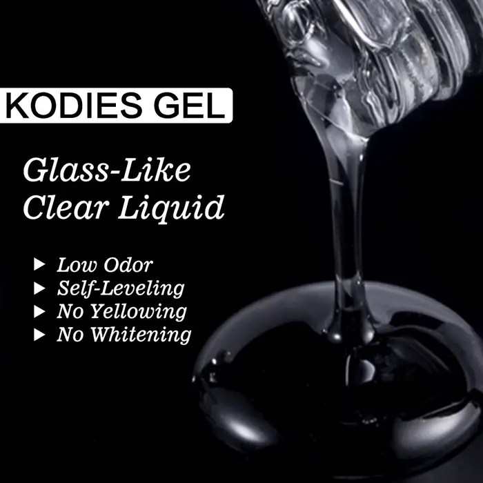 KODIES GEL kératine caoutchouc Base manteau couche de finition Non jaune UV Gel vernis à ongles printemps été couleur
