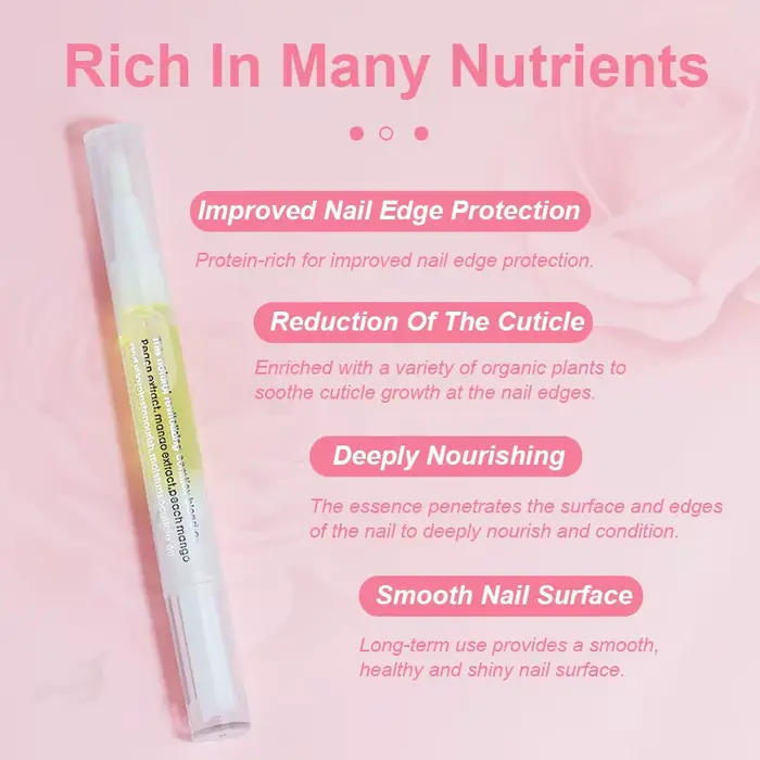 40 pièces stylo à huile pour cuticules d'ongle 15 stylo à huile nourrissant pour odeur traitement de