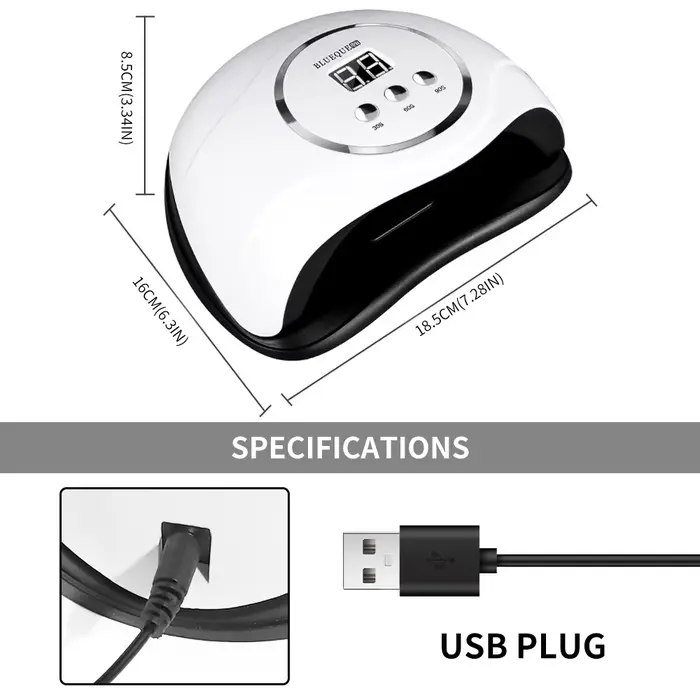 Lampe à ongles professionnelle LED manucure lampe UV sèche-ongles pour Gel UV LED Gel Machine à ongl
