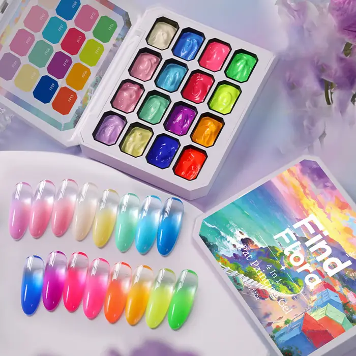 Nouveau vernis à ongles en gel 16 couleurs
