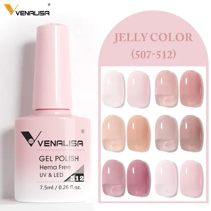 VENALISA 7.5ml vernis à ongles VIP5 HEMA gratuit Semi Permanent tremper UV LED