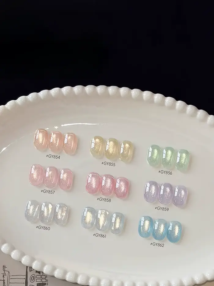 9 pièces de vernis à ongles gel tendance printemps/été 2026
