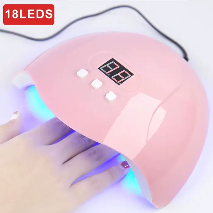 Lampe UV pour ongles, sèche-ongles à 18led