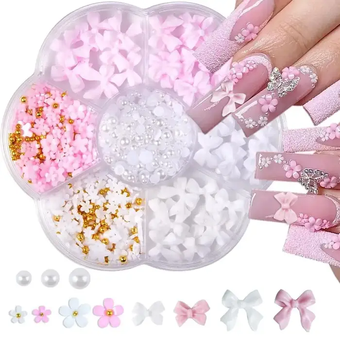 Breloques et pierres 3D pour ongles