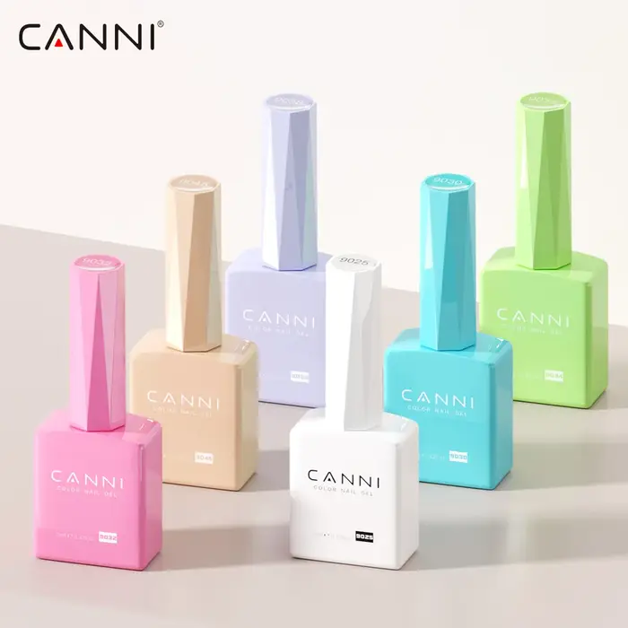 CANNI gelée couleur rose vernis à ongles Hema vernis Pastel gratuit Semi Permanent Venalisa Gel à ongles français trempé maintenant tuyau couche de finition