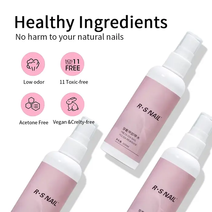 RSNAIL 100ml dissolvant de colle à ongles pour presse
