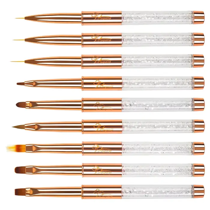 BQAN – brosse à ongles en or Rose