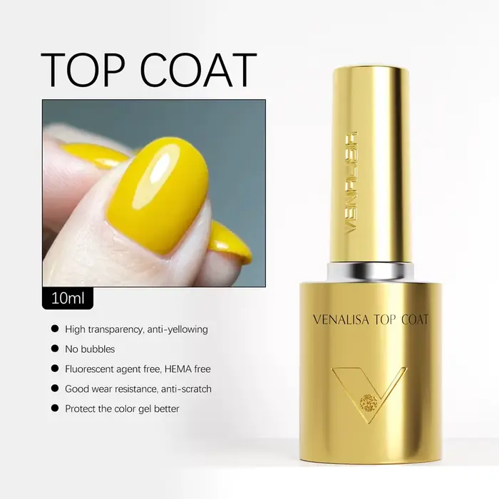 Kit de 1/2/3 pièces Venalisa 10ml Vernis à ongles en gel sans HEMA/TPO