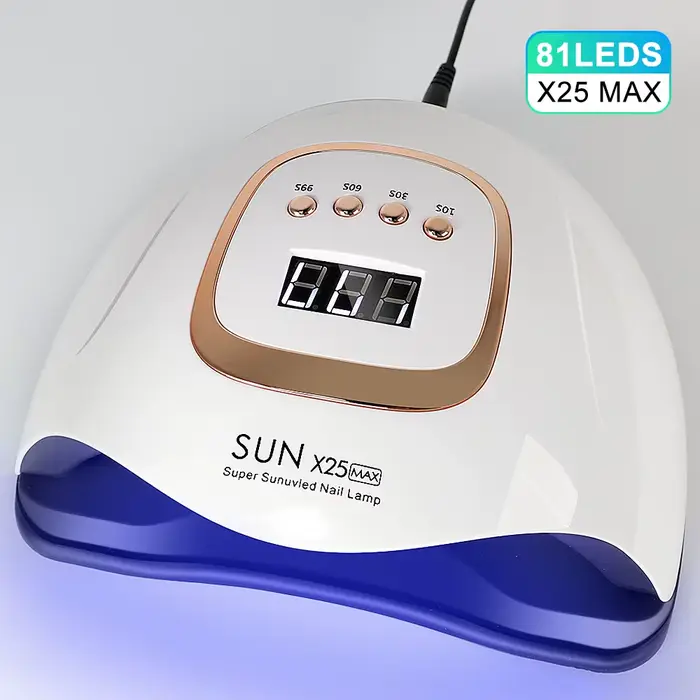 SUN X25MAX 81LED lampe UV pour séchage des ongles durcissement rapide tout le vernis à ongles Gel pr