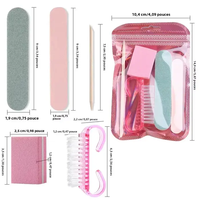 Kit de préparation des ongles à pression