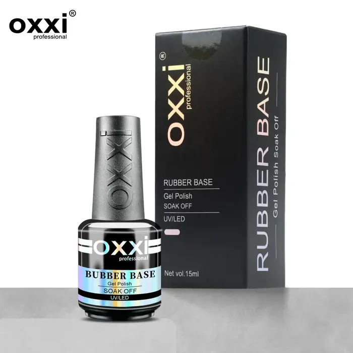 OXXI PROFESSIONAL Gel Base Caoutchouc 15ml Sans TPO ni HEMA