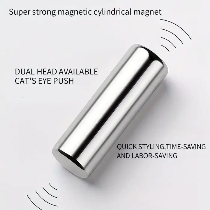 Stylo magnétique rond pour vernis Gel œil de chat, 3X1cm, pour peinture des ongles 3D, bâton magnéti
