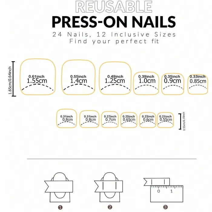 24 pièces ongles pressés rose vif, faux ongles courts, ongles carrés en acrylique pour le pressage d