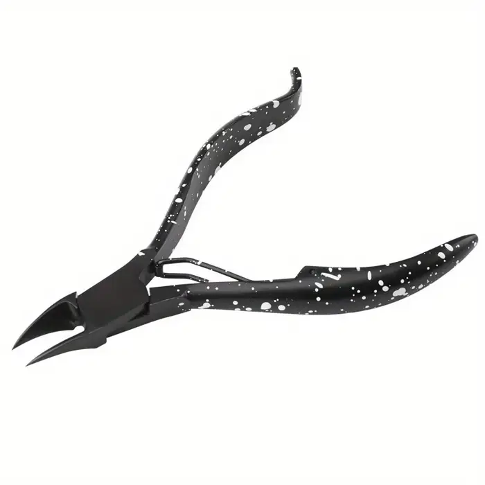 Pince à cuticules pour ongles incarnés noirs, coupe-bord, ciseaux de manucure, outil de pédicure, di