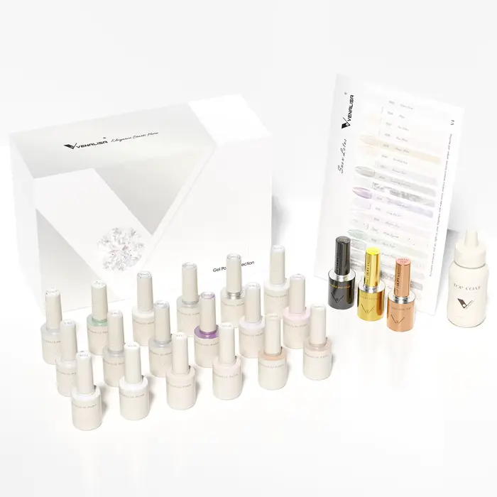 VENALISA VIP Kit 10ml vernis à ongles HEMA TPO gratuit belles couleurs Gel Pigment professionnel Nail Art