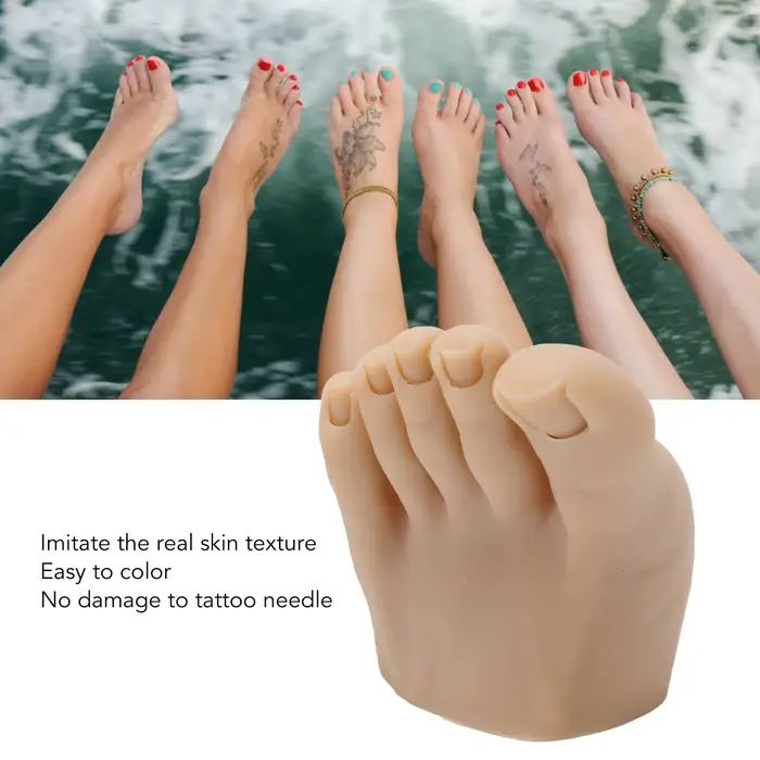 Modèle de pied d'art d'ongle