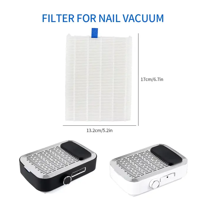 1 filtre collecteur de poussière d'ongles