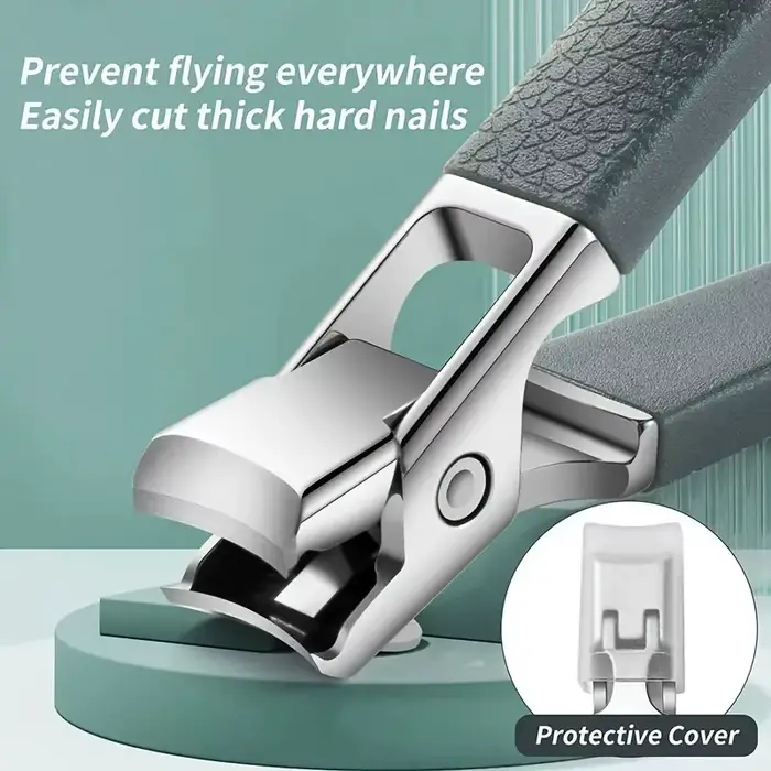 Ensemble Professionnel de Coupe-Ongles en Acier Inoxydable pour Ongles Épais, Coupeur Aiguisé Anti-É