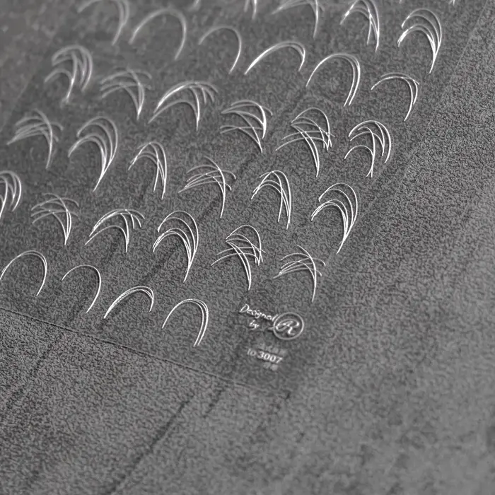 Autocollant pour ongles en relief 5D