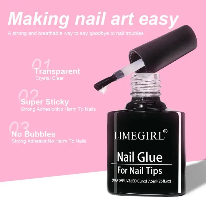 LIMEGIRL Colle Gel pour Ongles 7.5ml