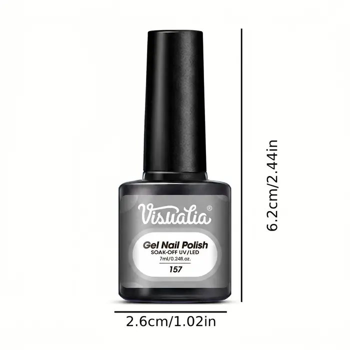 Vernis à ongles en gel gris