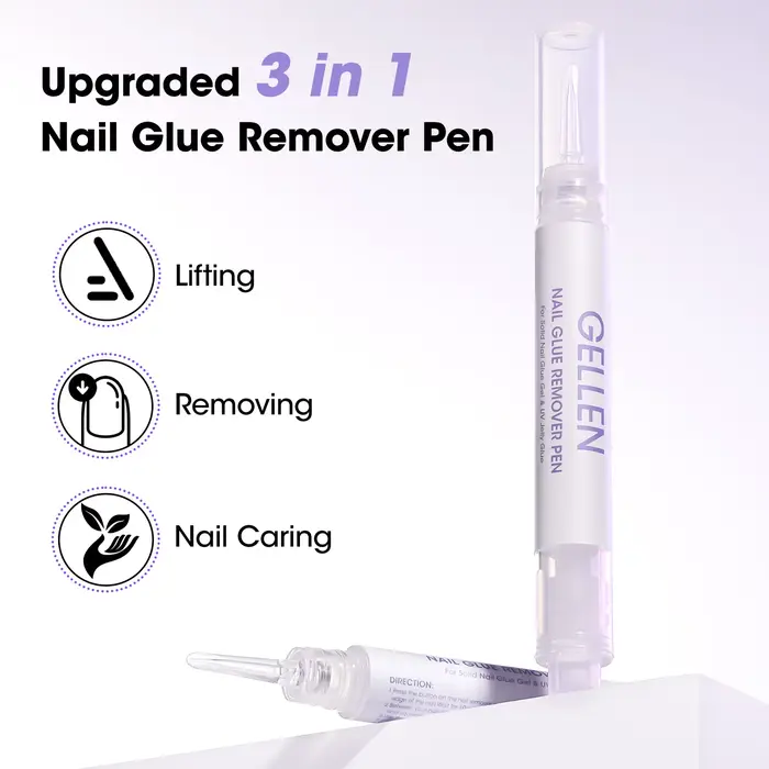 Stylo Dissolvant de Colle à Ongles GELLEN