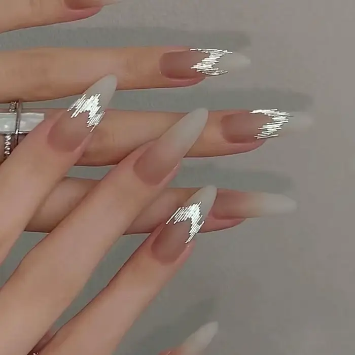 Bande de métal argenté haute brillance
