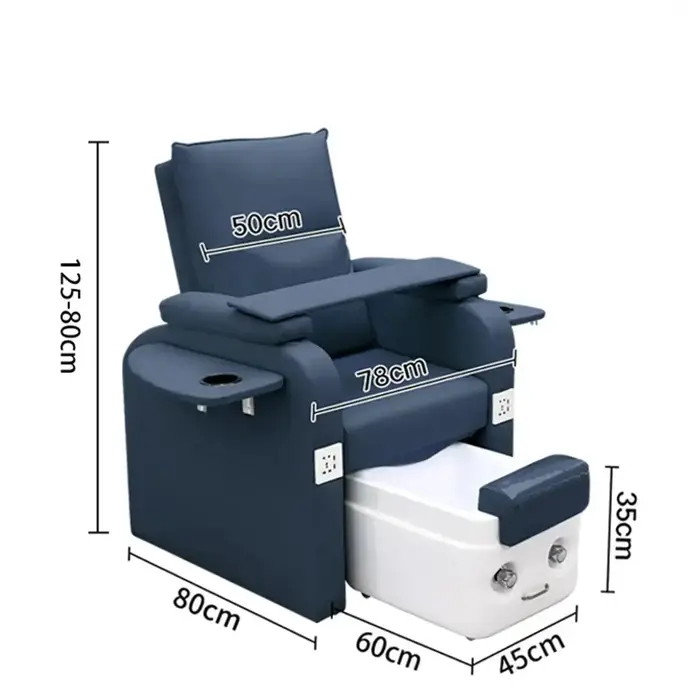 Chaise de Spa de pied populaire manucure Spa chaise de pédicure moderne et luxueuse multifonction Salon de beauté des ongles pédicure chaise de pédicure