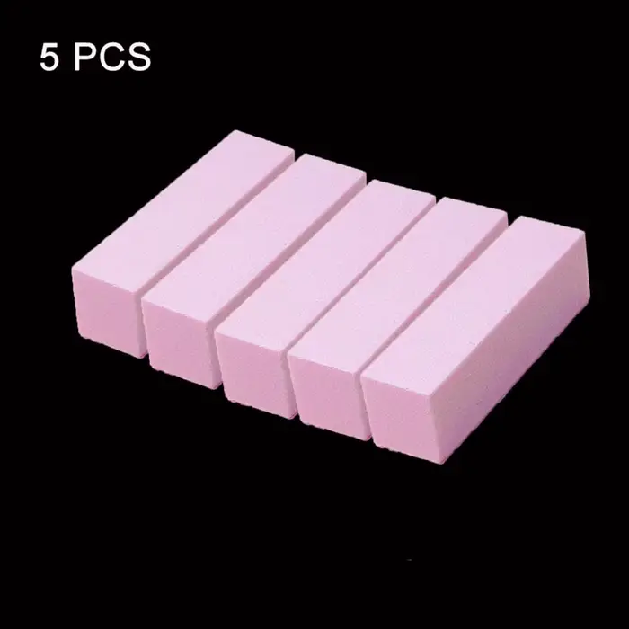 Bloc de polissage pour nail art, lime à ongles blanche, éponge de polissage pour manucure et pédicur
