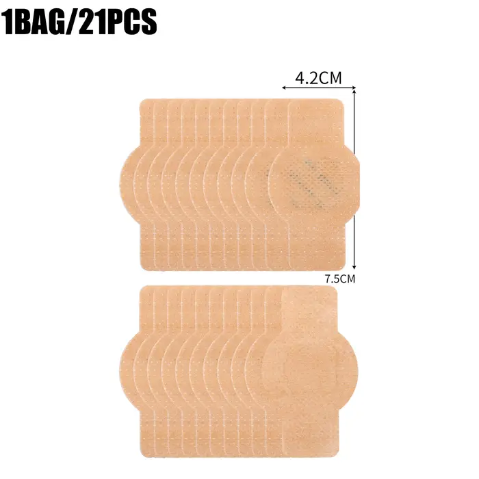 21 patchs imperméables pour ongles