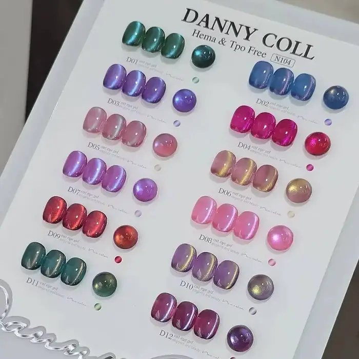 Kit de vernis à ongles gel effet œil de chat TPO FREE avec présentoir