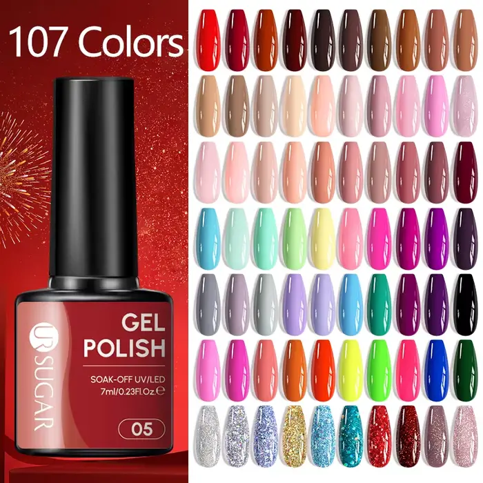 UR SUGAR 7ML Gel à ongles Fresh Macaron 107 couleurs