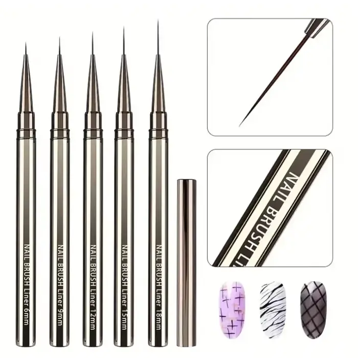 Pinceaux de précision pour nail art