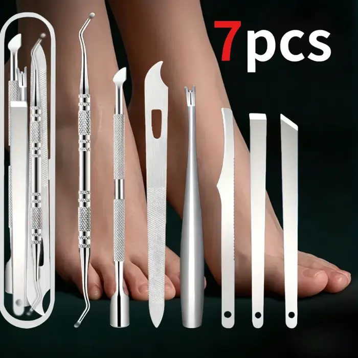 Kit de manucure et pédicure 7 pièces