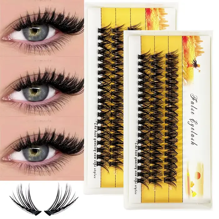 40D/30D/20D cils de vison 1 boîte/60 paquets extension de cils naturels 3D russie cils individuels g