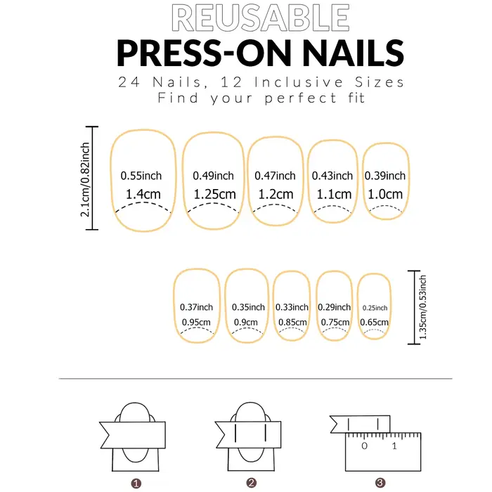 120 faux ongles ovales moyens rose ombré minimalistes