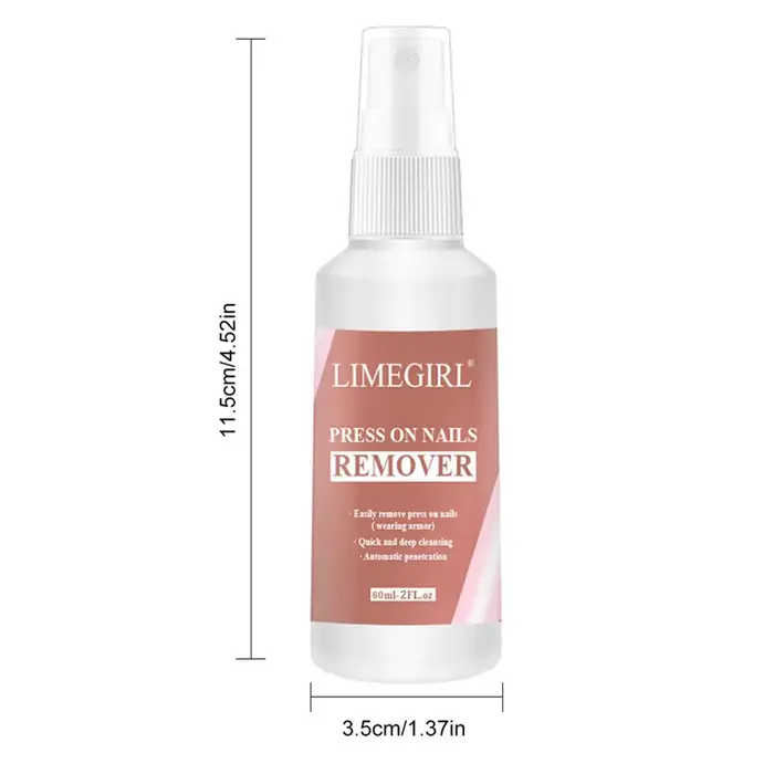 LIMEGIRL 60ml dissolvant de Gel pour ongles liquide