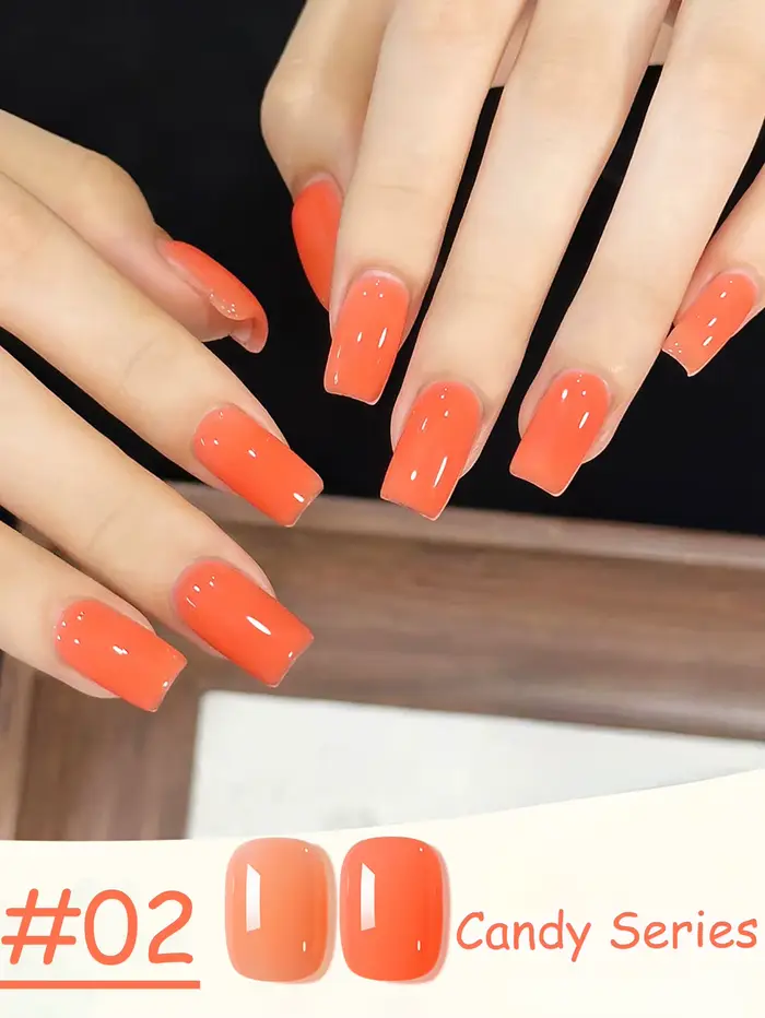 1-8PCS WS Vernis à ongles gel printemps-été rose bleu vert 2026 Dopamine Ice Transparent Nail Art Fournitures