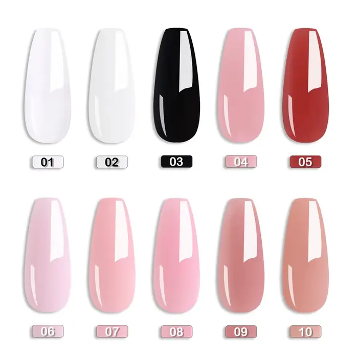 OXXI 30ml Gel acrylique Semi-permanent Poly ongles Gel manucure rapide facile Gel pour Extension uv led constructeur