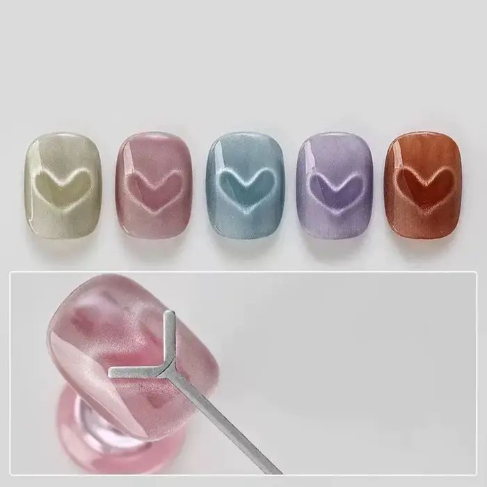 Kit magnétique pour nail art œil de chat