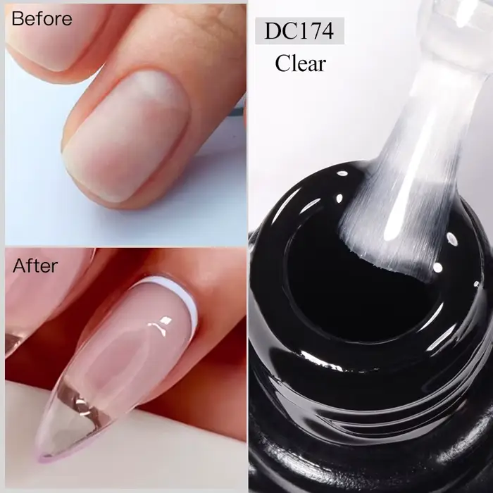 Mtssii 7ml blanc laiteux Extension rapide Gel vernis à ongles Semi Permanent tremper manucure Nail A